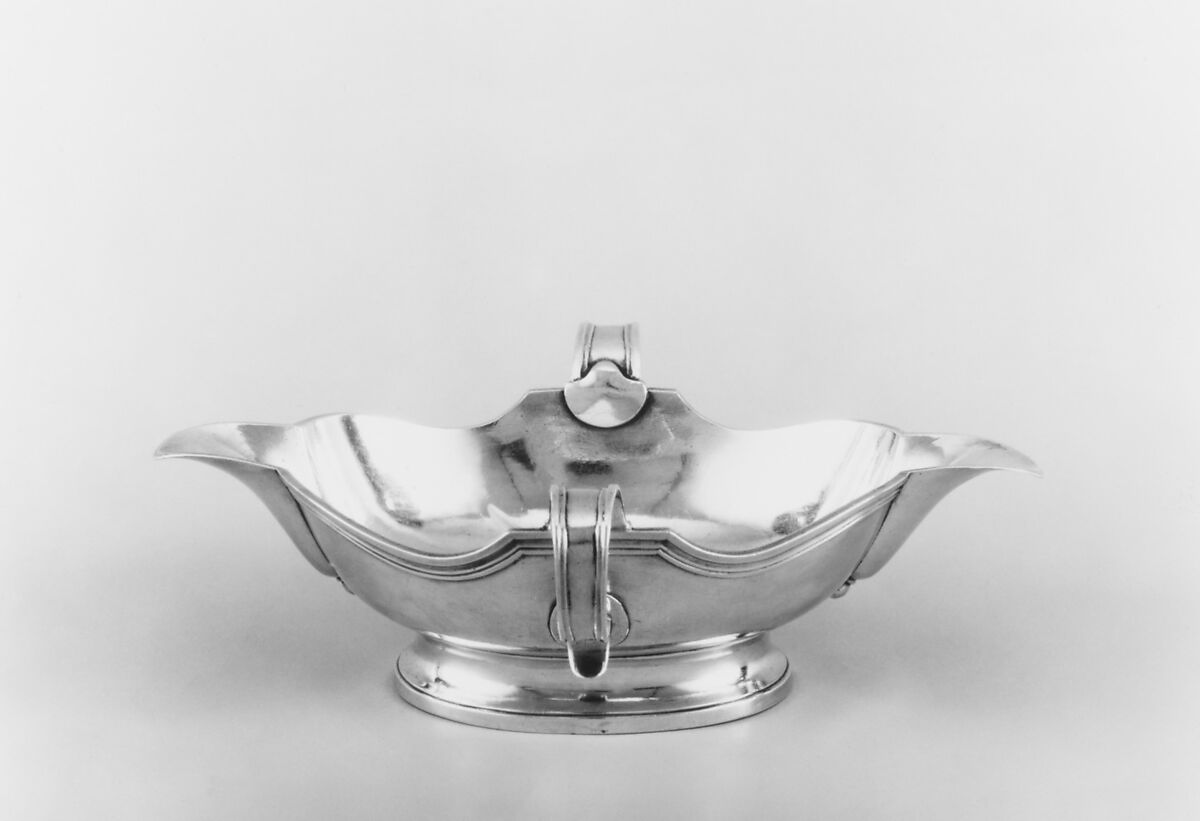 Sauceboat, Jean-Etienne Freboul (master in or before 1730, active 1761), Silver, French, Montpellier