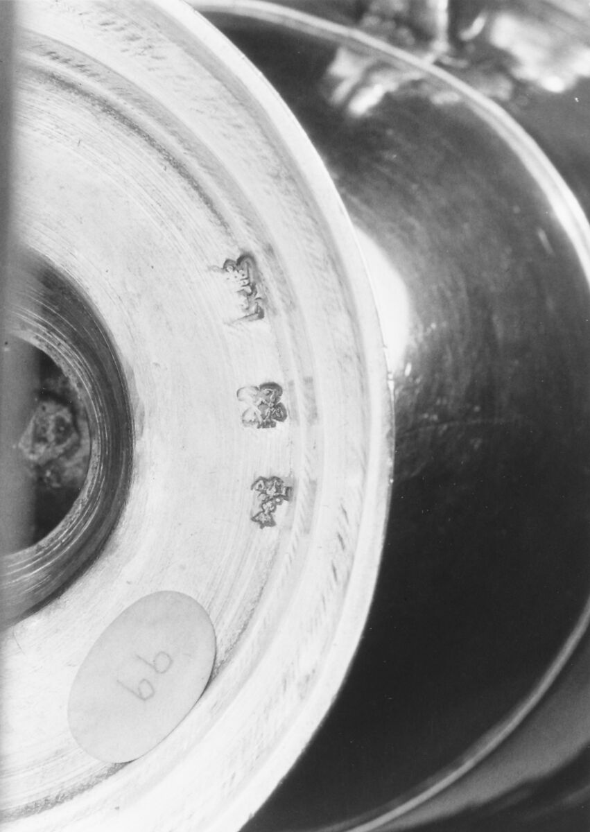 Ewer with the arms of the couple Jérôme de Lestang (1676-1700) and Marie Le Floch (1680-1734), attributed to Jean Villeclair (French, master 1692), Silver, French, Paris