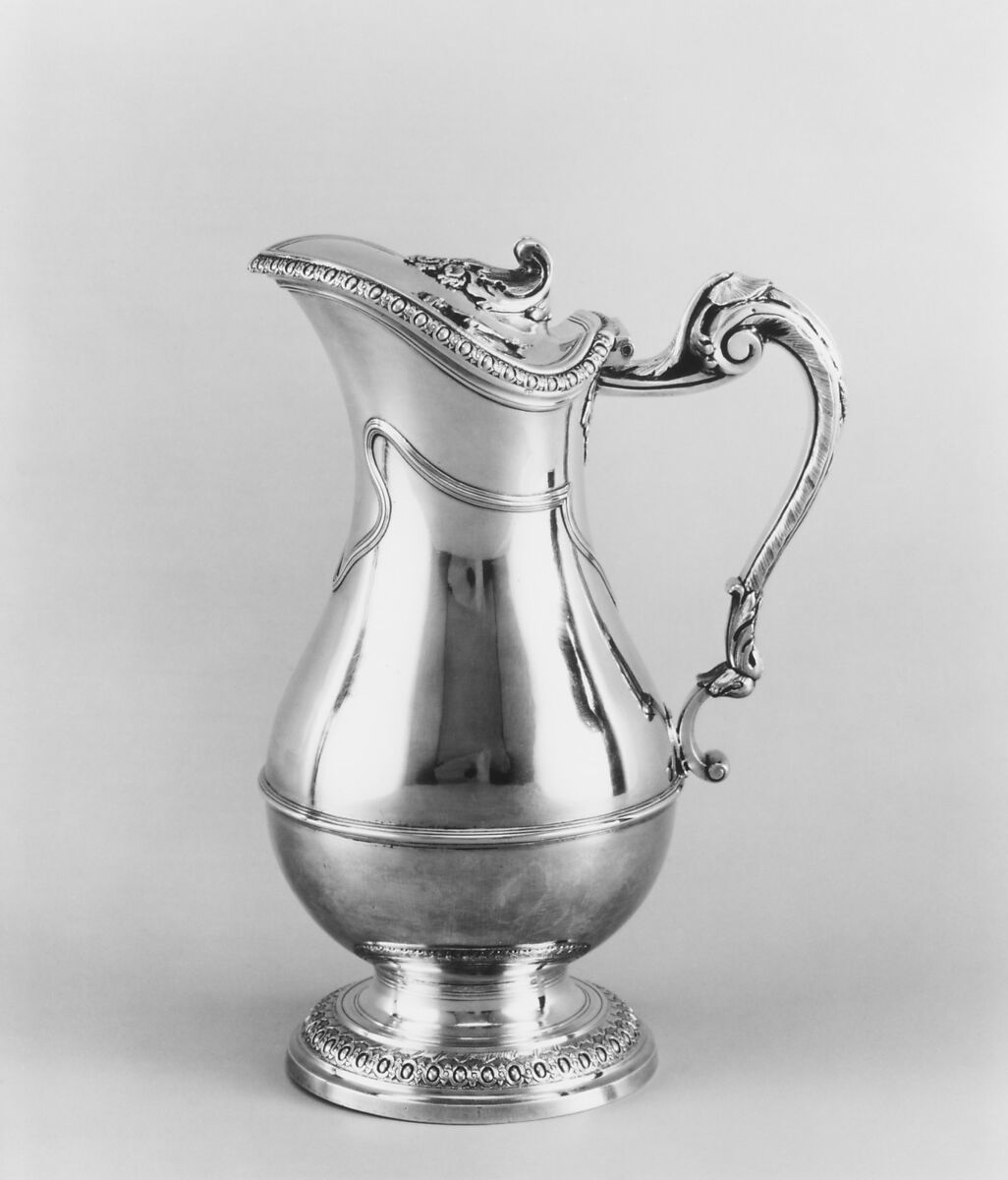 Ewer, François Joubert (master 1749, recorded 1793), Silver, French, Paris 