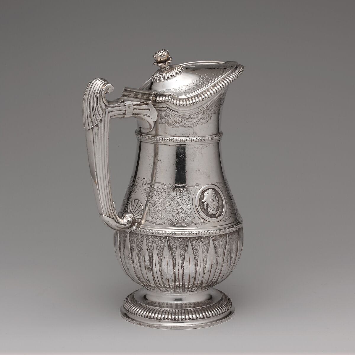 Ewer, Léopold Antoine (master 1706, active 1706–1729), Silver, French, Paris
