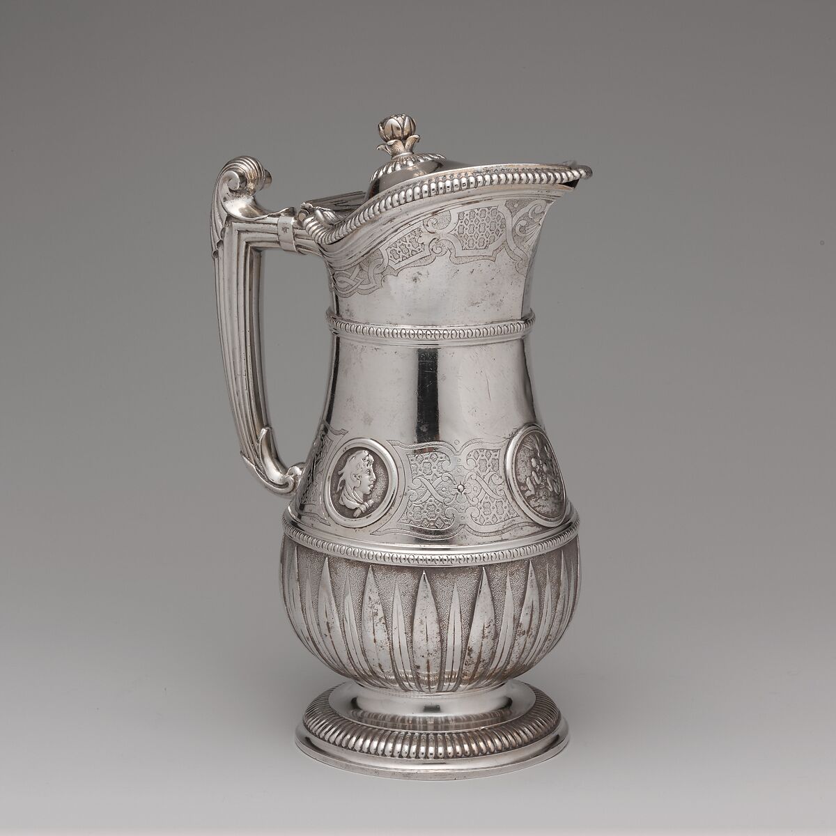 Ewer, Léopold Antoine (master 1706, active 1706–1729), Silver, French, Paris 