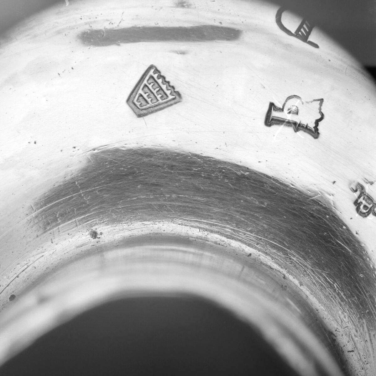 Pair of candlesticks, Michel II Delapierre (master 1737, recorded 1785), Silver, French, Paris