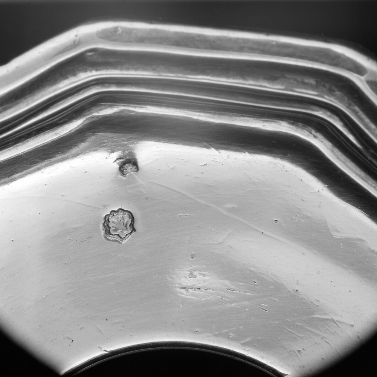 Pair of candlesticks, Michel II Delapierre (master 1737, recorded 1785), Silver, French, Paris