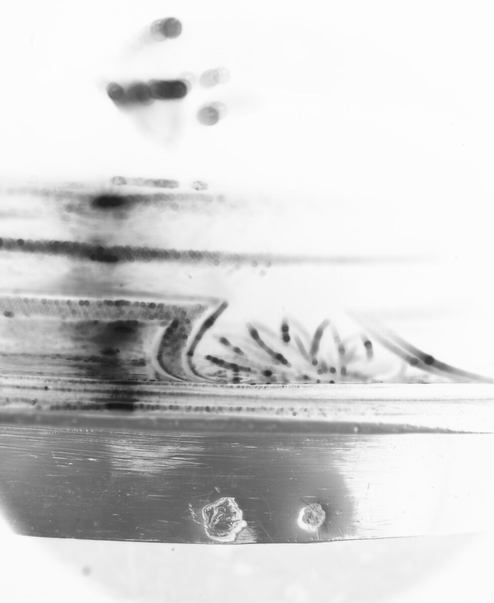 Sugar bowl with cover, Antoine Bouiller (French, born Châteauroux,  master 1775, last known work 1818), Silver; glass, French, Paris