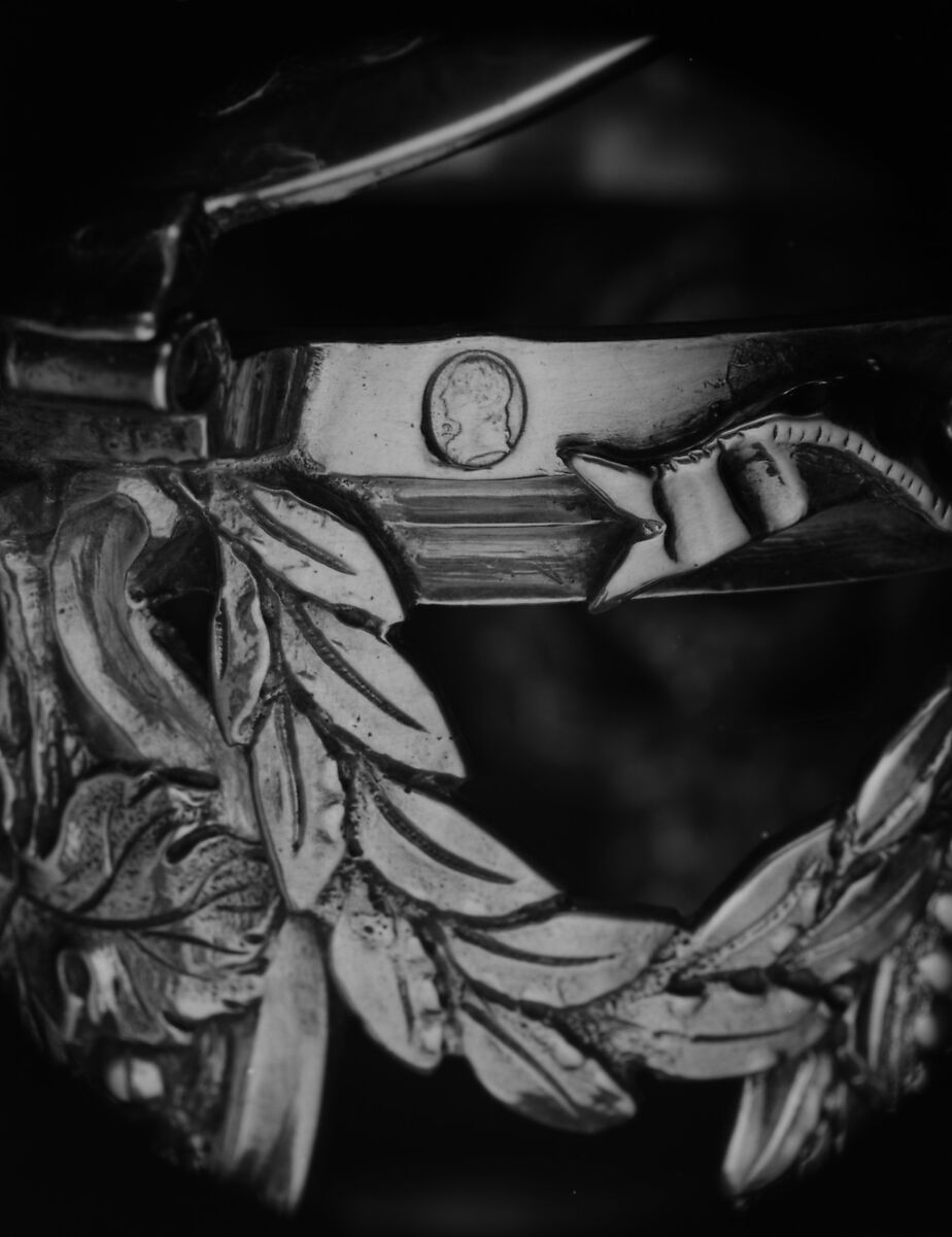 Mustard pot, Jean-Baptiste Saurin (born 1734/6, master 1774, recorded 1793), Silver; glass, French, Paris