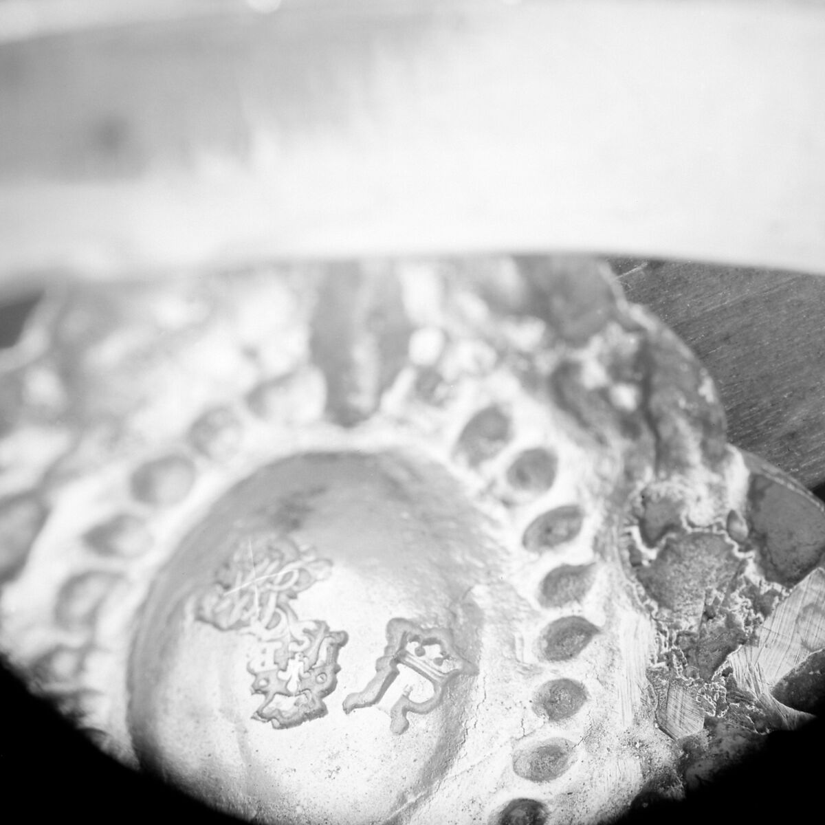 Mustard pot, Jean-Baptiste Saurin (born 1734/6, master 1774, recorded 1793), Silver; glass, French, Paris