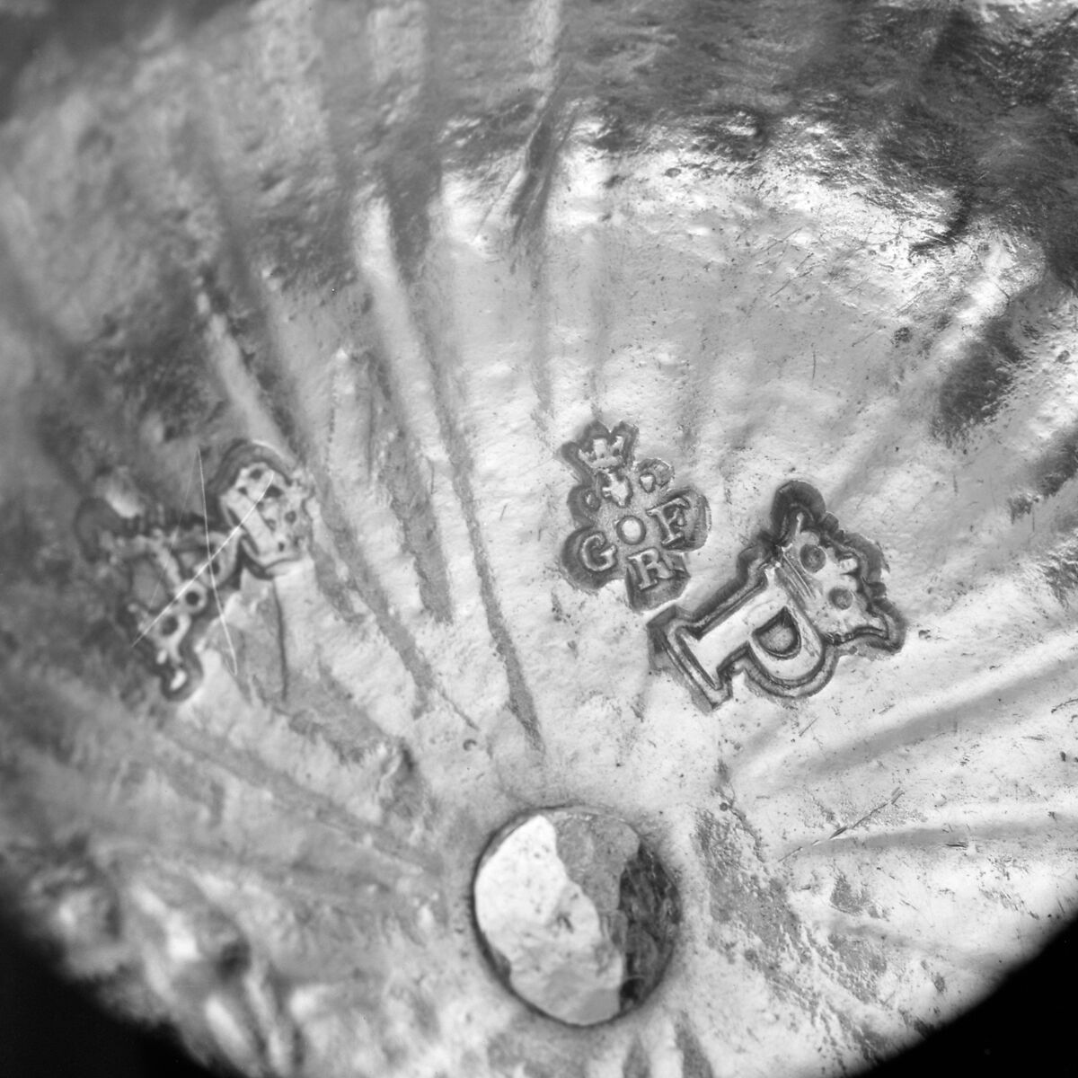 Mustard pot, Guillaume-François Rolland (master 1777, recorded 1781), Silver, glass, French, Paris