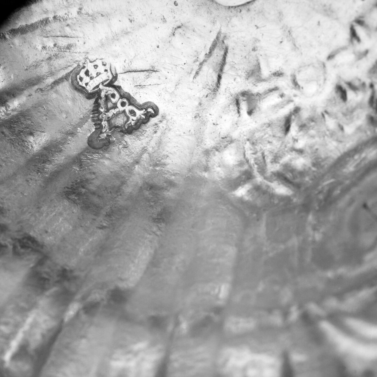 Mustard pot, Guillaume-François Rolland (master 1777, recorded 1781), Silver, glass, French, Paris