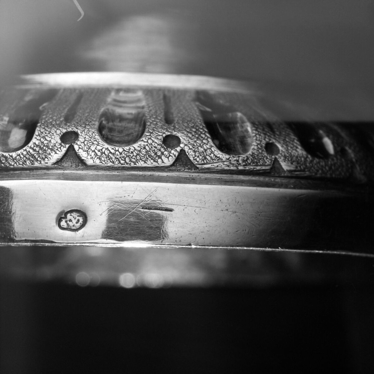 Mustard pot, Guillaume-François Rolland (master 1777, recorded 1781), Silver, glass, French, Paris