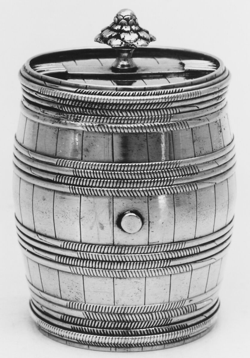 Pair of mustard pots, Louis Regnard (master 1733, died 1779), Silver, French, Paris