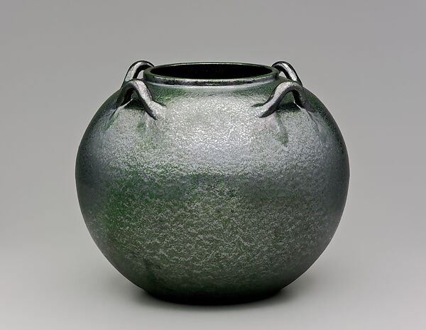 Vase, Merrimac Pottery (1900–1908), Earthenware, American 