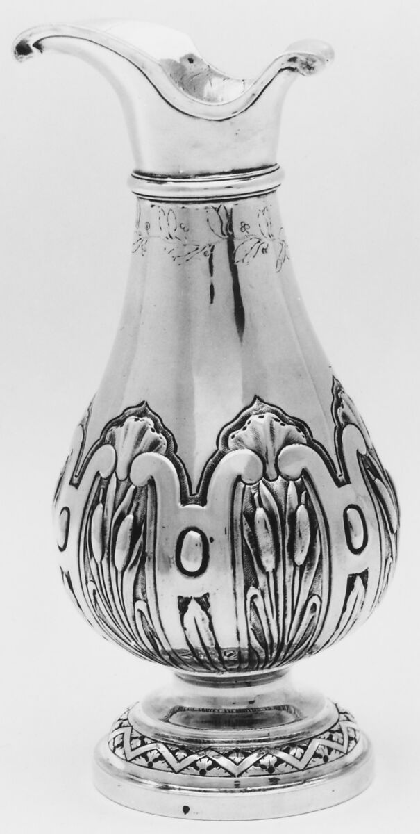 Pair of altar cruets, Jean-Ange Loque (master 1777, active 1793), Silver, French, Paris