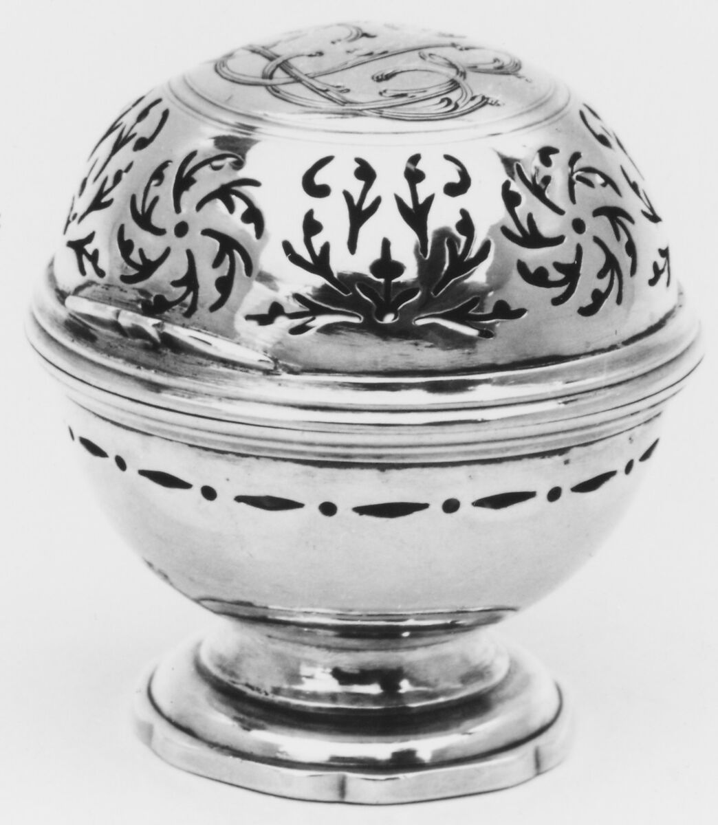 Miniature toilet box (one of a pair), Pierre François Rigal (baptized 1721, master 1770, listed 1789), Silver, French, Paris 