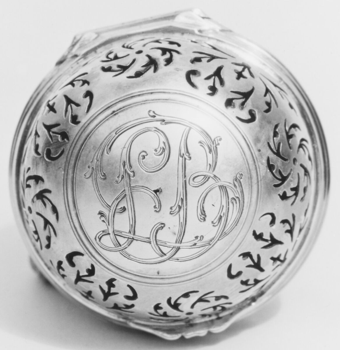 Miniature toilet box (one of a pair), Pierre François Rigal (baptized 1721, master 1770, listed 1789), Silver, French, Paris