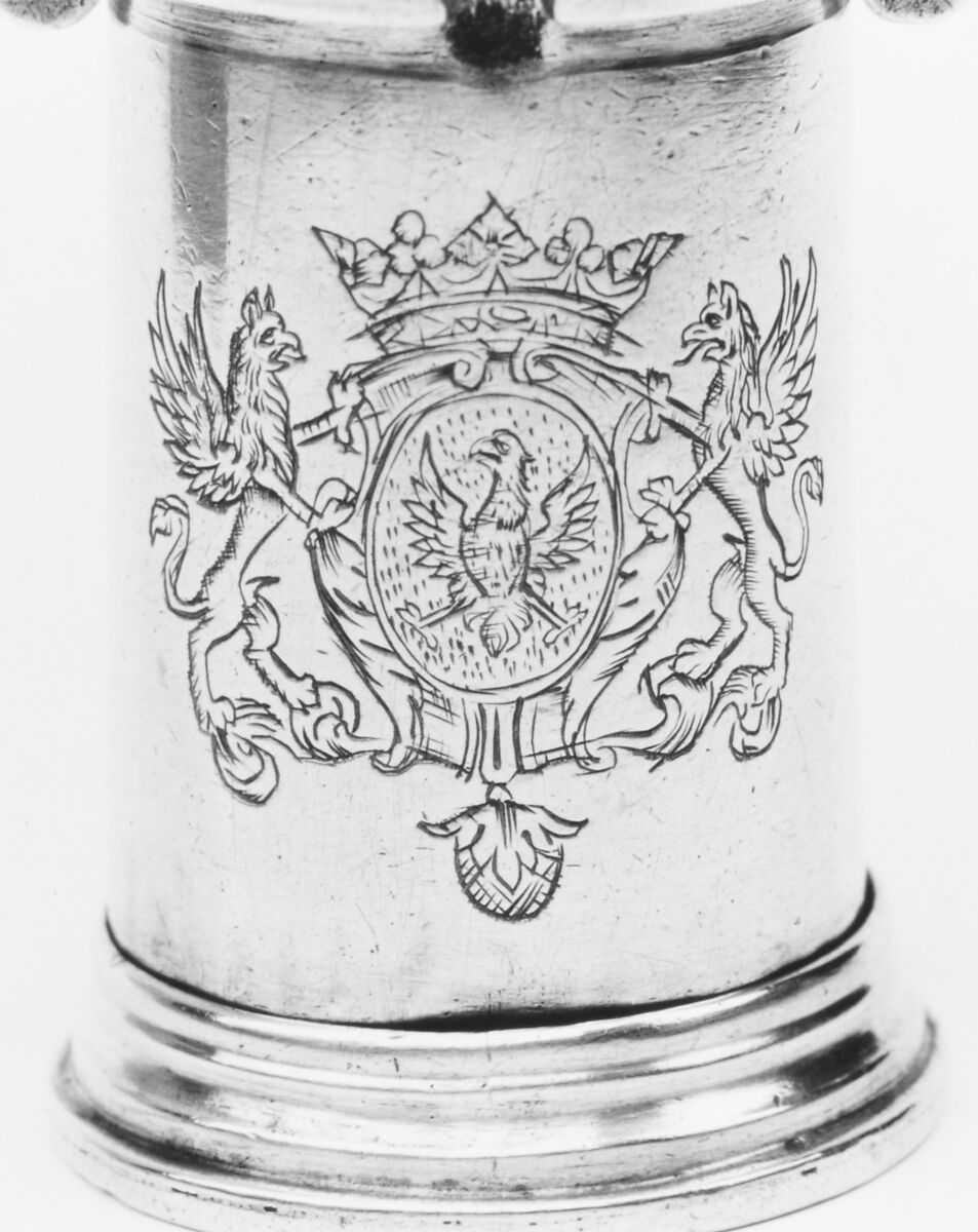 Pepper caster, Rainaud Levieux (master 1671, retired 1719, died 1723), Silver, French, Nîmes (Montpellier Mint)