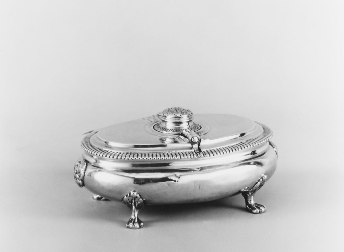 Spice box with grater, Charles-François Croze (French, master 1712), Silver, French, Paris