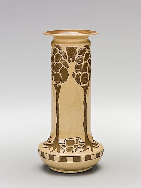 Vase, Roseville Pottery (1892–1954), Earthenware, American 