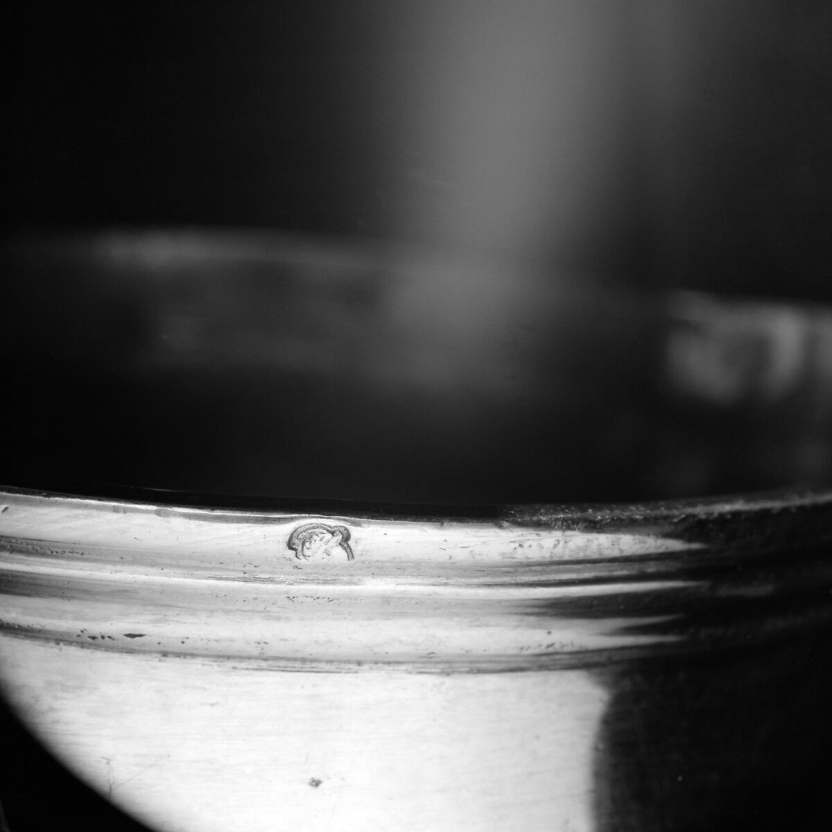 Hot milk pot (?), Silver; ebony, French, Paris