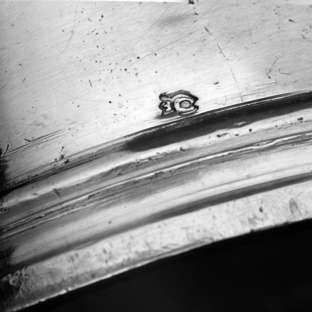 Mustard pot, Christophe Troy (master 1737), Silver, French, Lyons