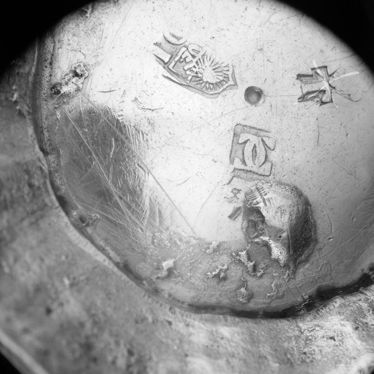 Mustard pot, Joseph Opinel (master 1749), Silver, French, Dôle (Besançon Mint)