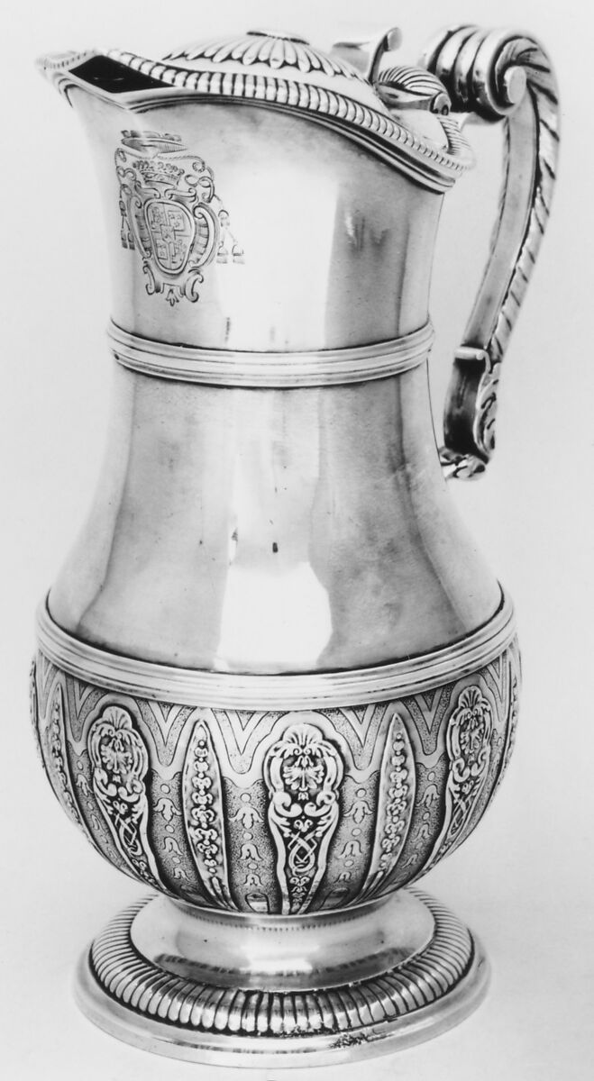 Ewer, I.P., Silver, French, possibly Avignon 