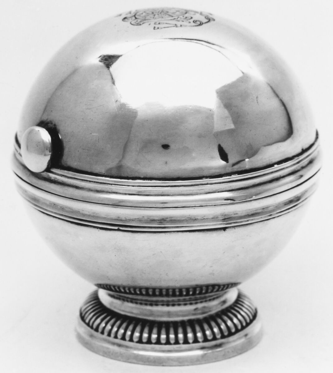 Soap and sponge boxes, Marked by C. Louis Gérard (1697–1759, master 1716), Silver, French, Douai (Lille Mint)