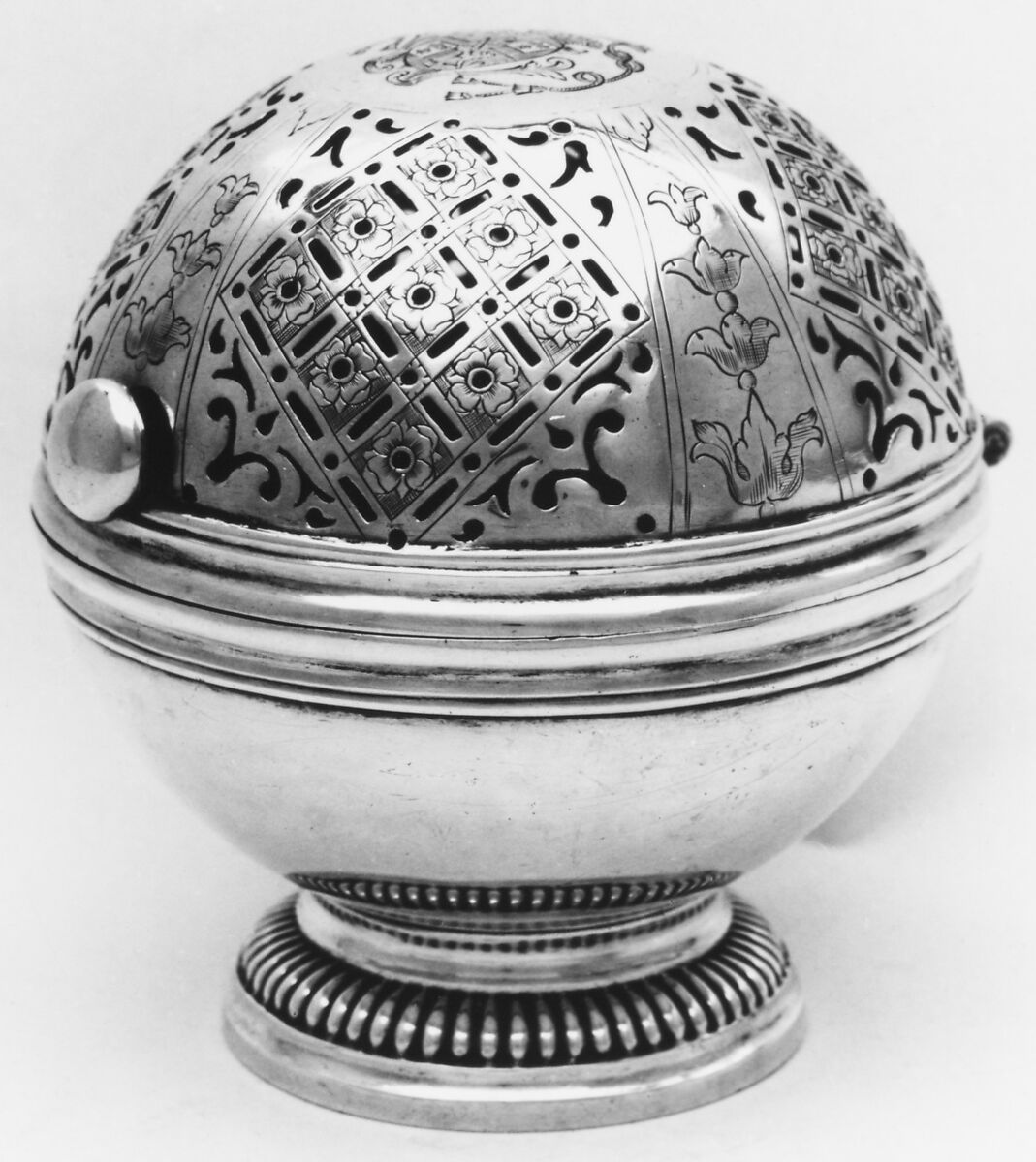 Soap and sponge boxes, Marked by C. Louis Gérard (1697–1759, master 1716), Silver, French, Douai (Lille Mint)