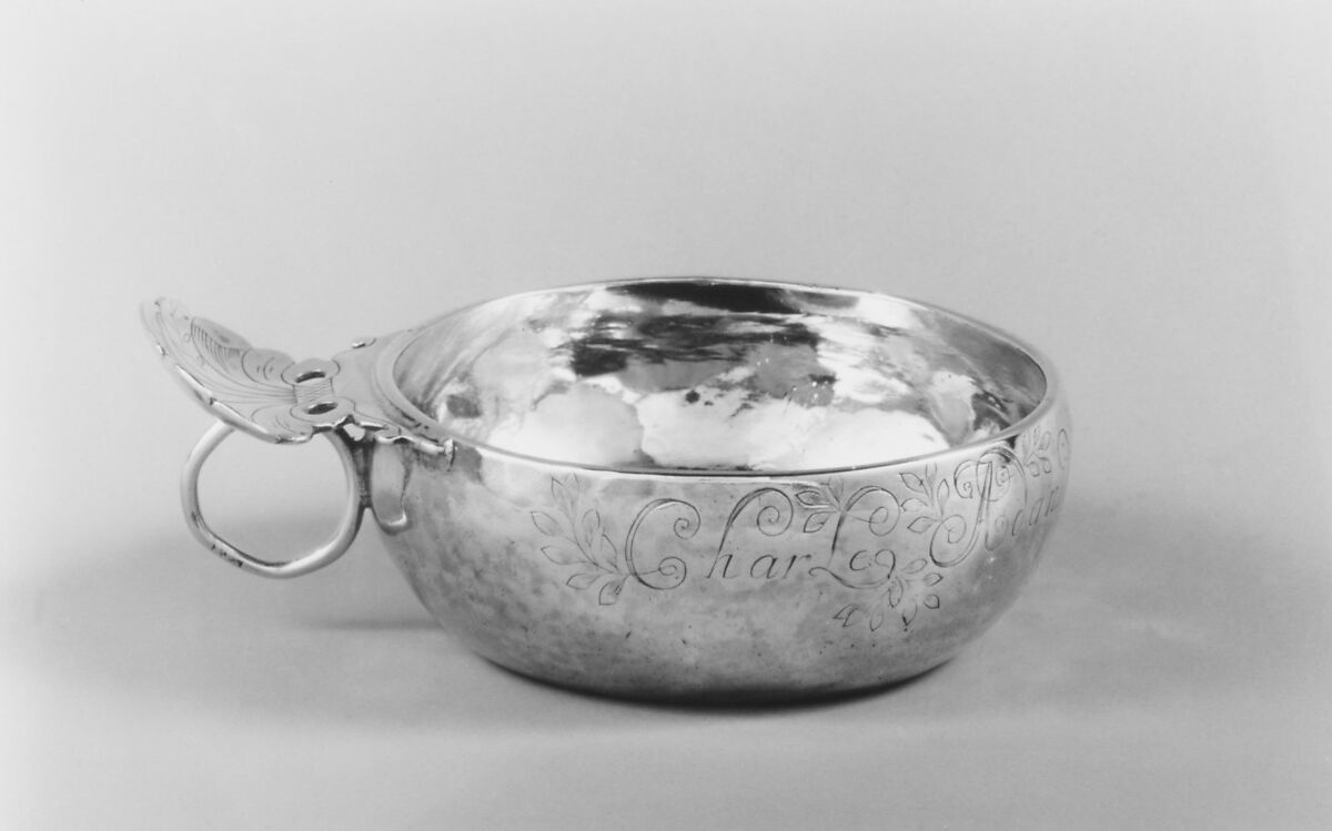 Wine taster, D.M., Silver, French, Rouen