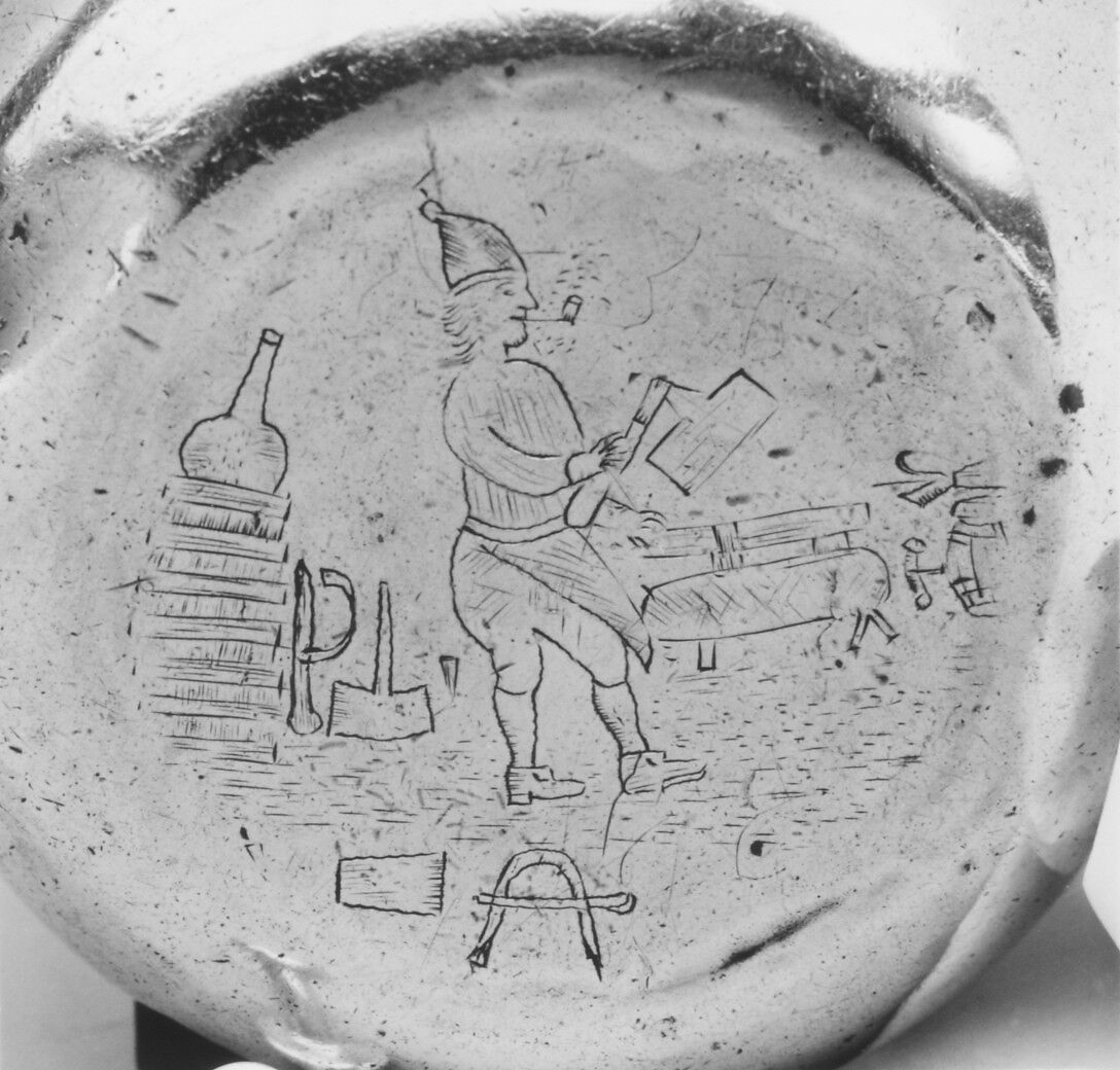 Wine taster, Possibly by Antoine-François Hanappier (master 1743, active 1756), Silver, French, possibly Orléans