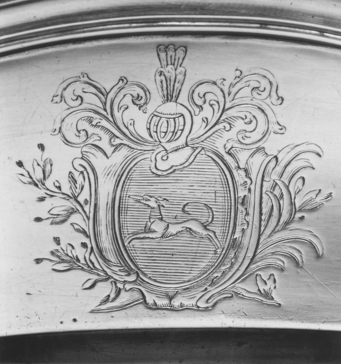 Platter, Edme-Pierre Balzac (1705–ca. 1786, master 1739, recorded 1781), Silver, French, Paris