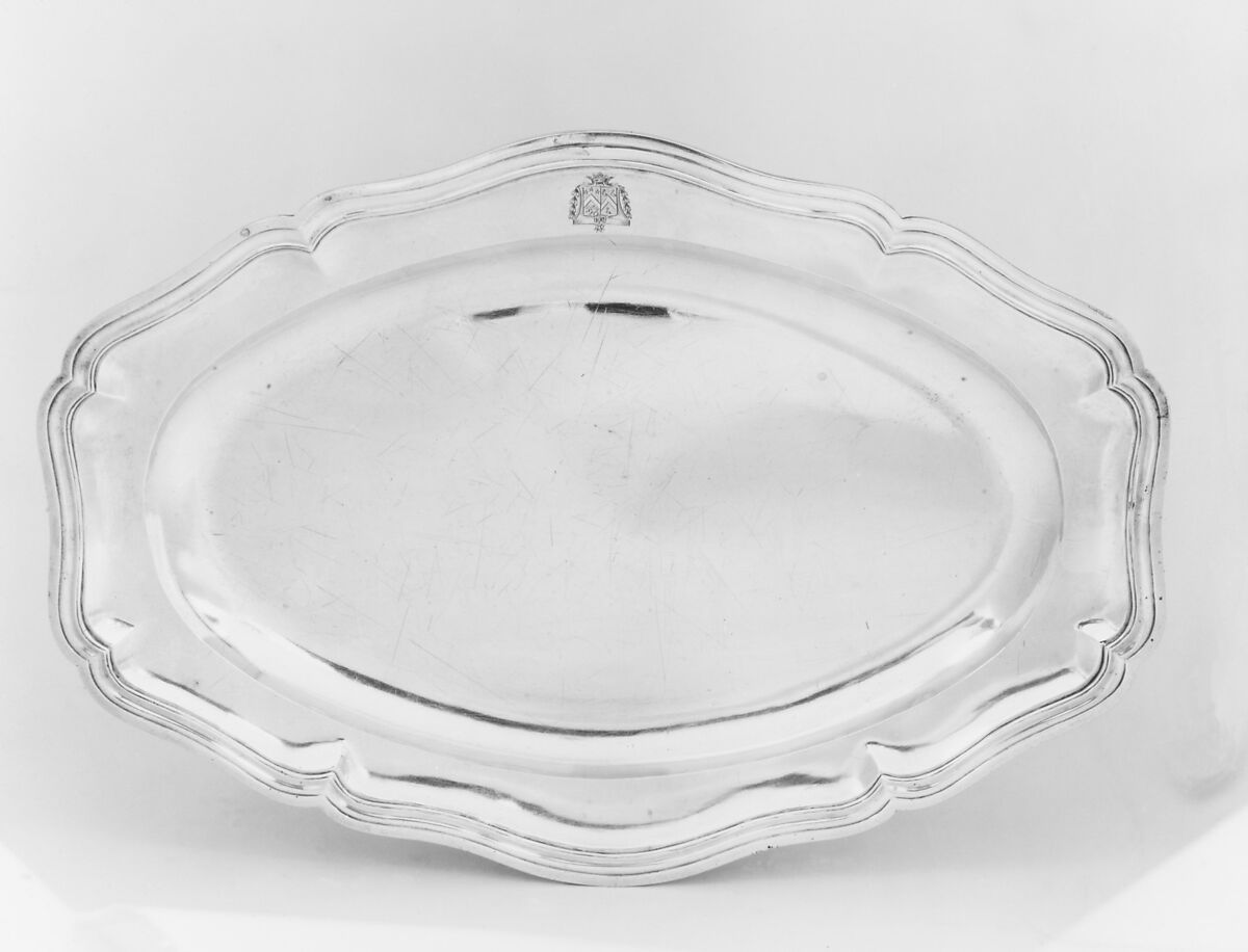 Oval dish, Antoine Théry (master 1782, active 1806), Silver, French, Paris