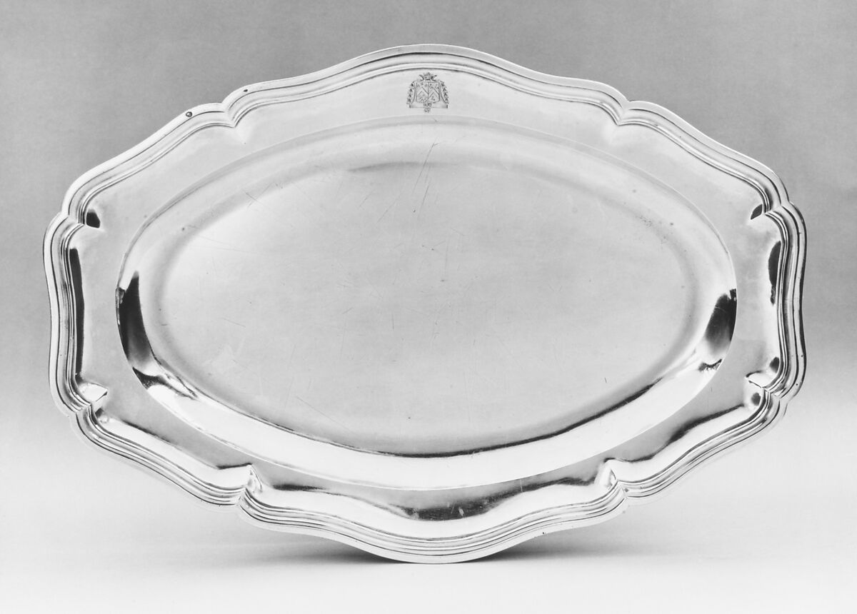 Oval dish, Antoine Théry (master 1782, active 1806), Silver, French, Paris