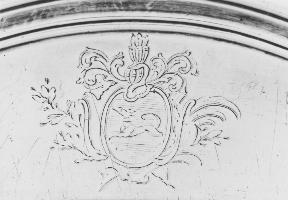 Platter (part of a set), Edme-Pierre Balzac (1705–ca. 1786, master 1739, recorded 1781), Silver, French, Paris