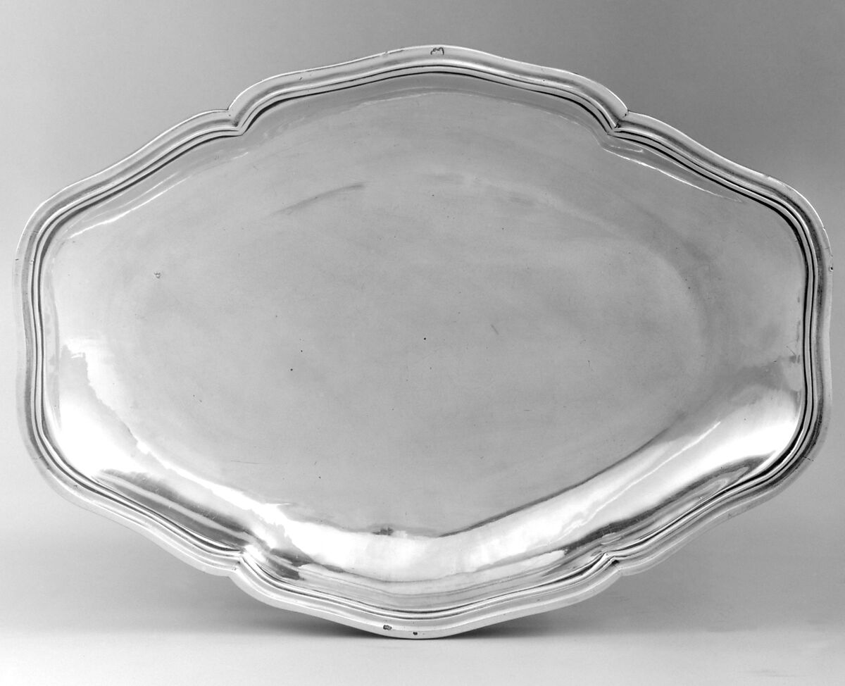 Tray, Michel-Toussaint Viot (master 1758, retired (?) 1784), Silver, French, Angers