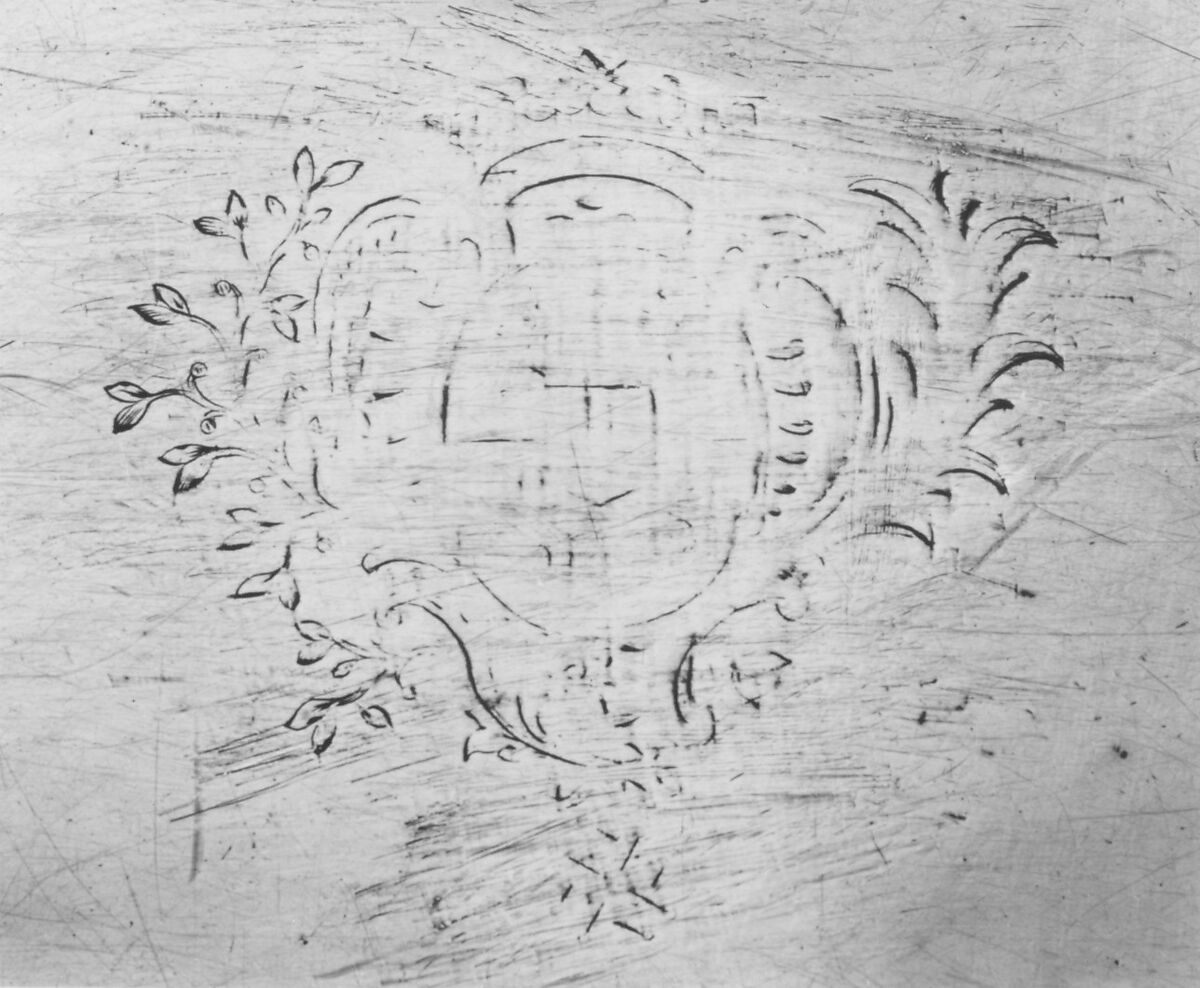 Basin with shaving attachment, Basin made by Jean Fauche (ca. 1706–1762, master 1733), Silver, French, Paris