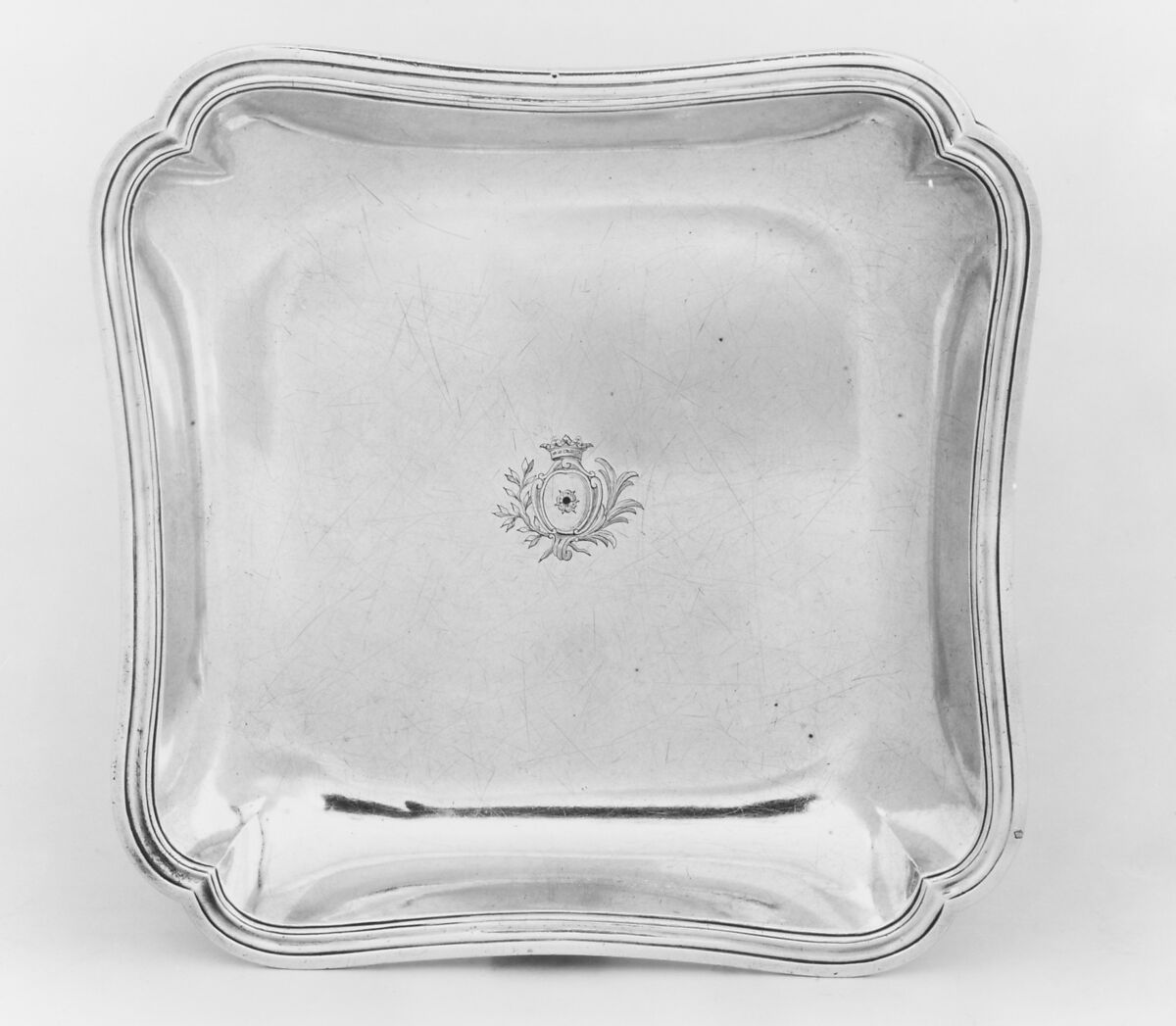 Dish, Charles-Louis-Auguste Spriman (or Spriment) (master 1775, recorded 1795), Silver, French, Paris