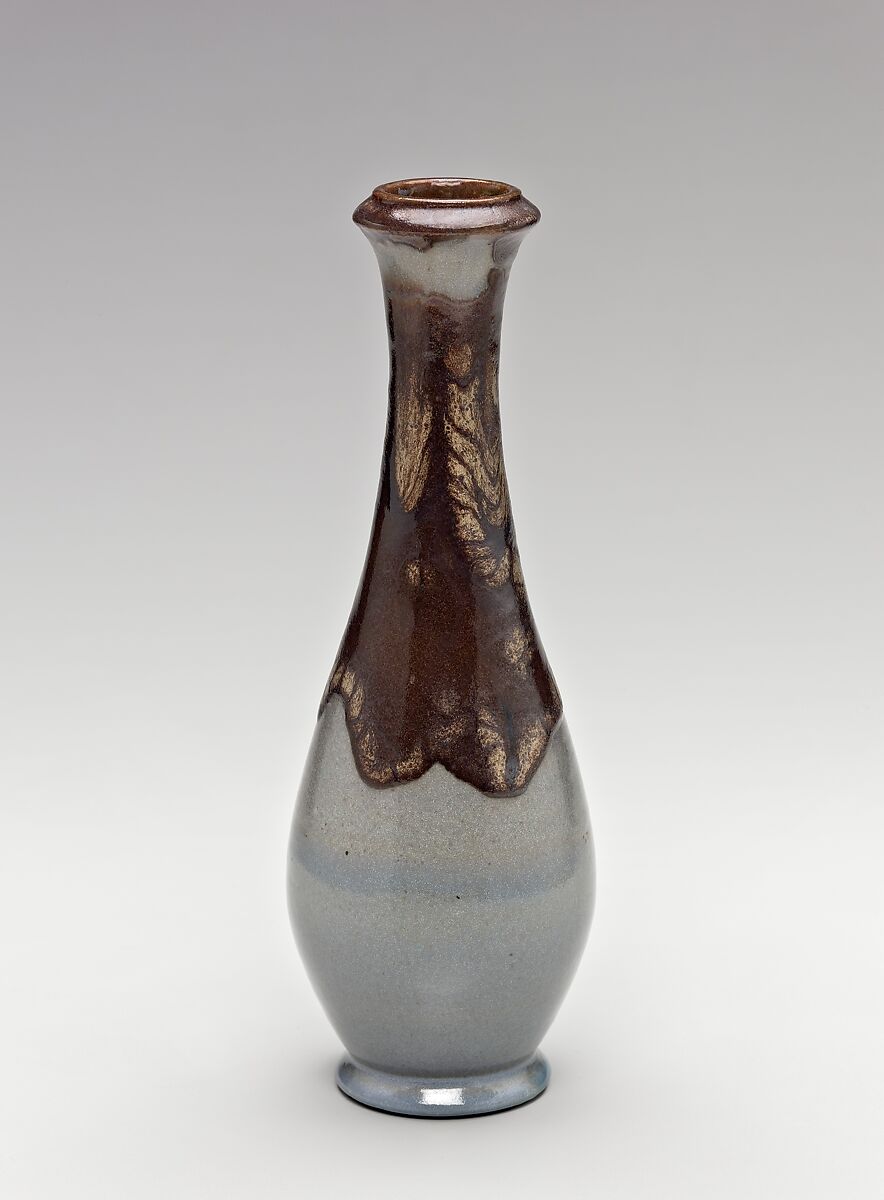 Vase, William J. Walley (1852–1919), Stoneware, American 