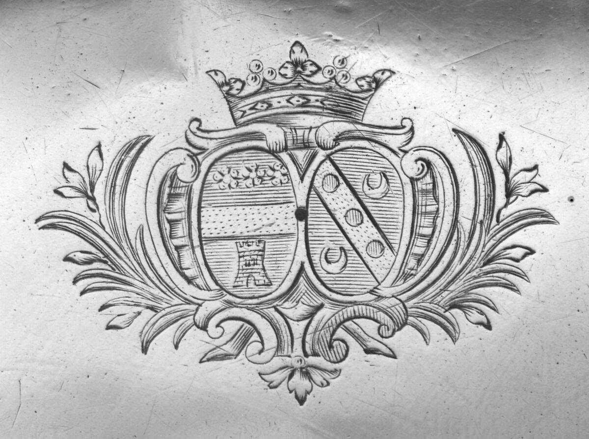 Dish (one of a pair), Silver, French, Paris