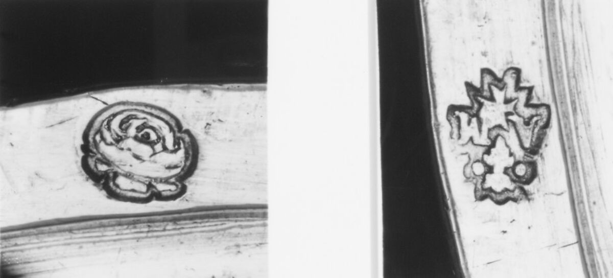 Plate with the arms of Jean-Euverte Miron de la Mothe (1757–1835) and his wife, Angélique Crignon de Bonvalet (1746-1839), Alexis Micalef (master 1756, transferred to Lyons 1773, active Lyons 1788), Silver, French, Paris