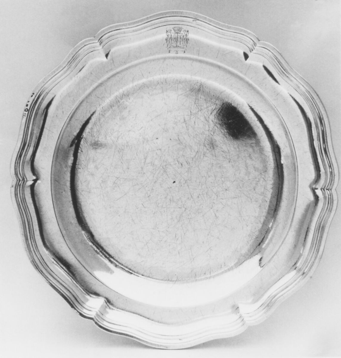 Plate, Louis-Joseph Lenhendrick (master 1747, died 1783), Silver, French, Paris