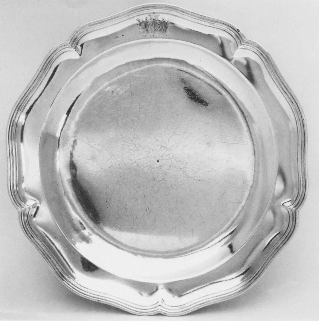 Plate, Charles Duchesne (1708–1753, master 1738), Silver, French, Paris 