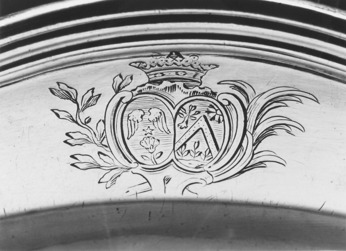 Plate, Charles Duchesne (1708–1753, master 1738), Silver, French, Paris