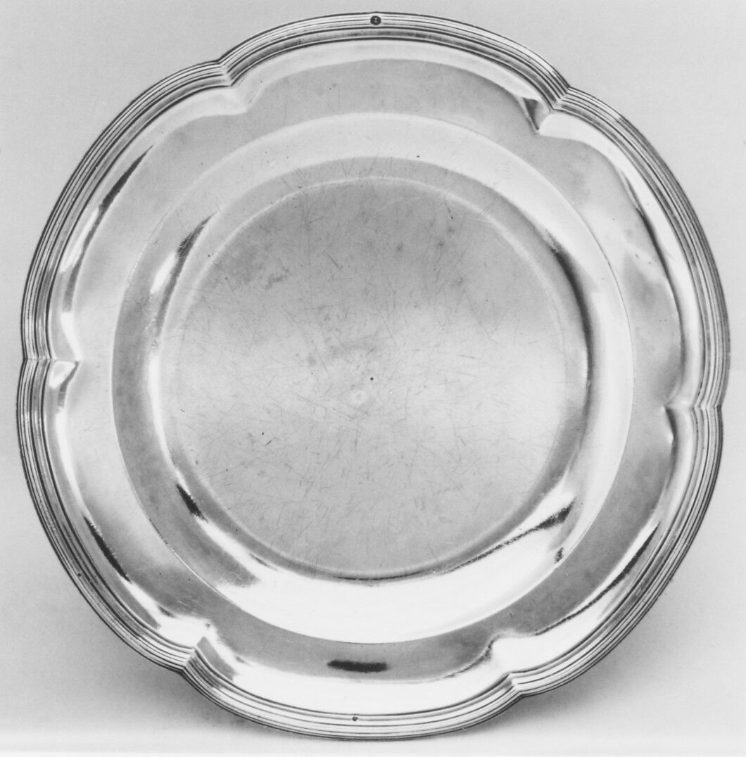 Plate, Robert Joseph Auguste (French, 1723–1805, master 1757), Silver, French, Paris 