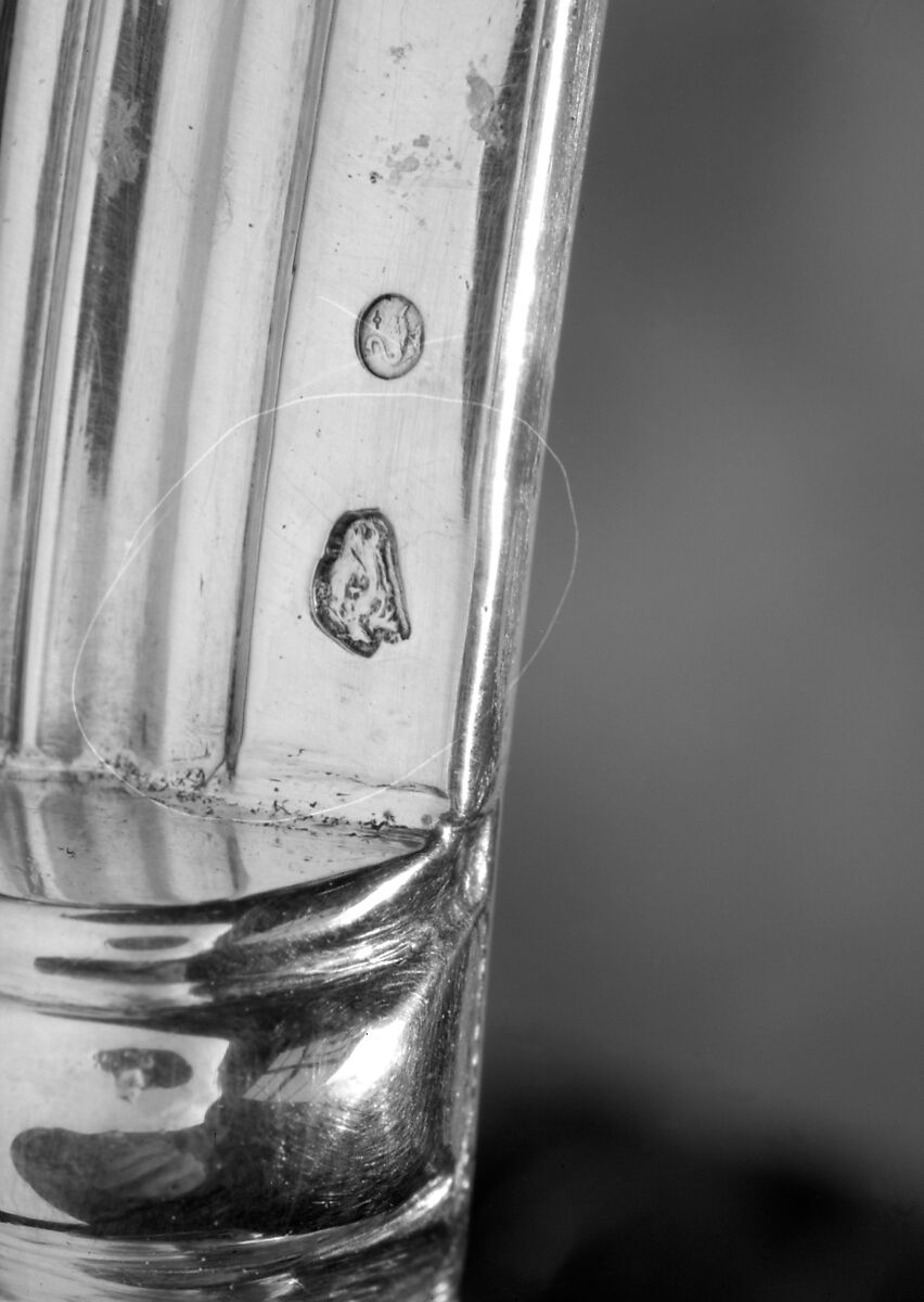 Sugar bowl, Pierre Benardié (or Berardier) (master 1775, active 1792), Silver; glass, French, Lyons