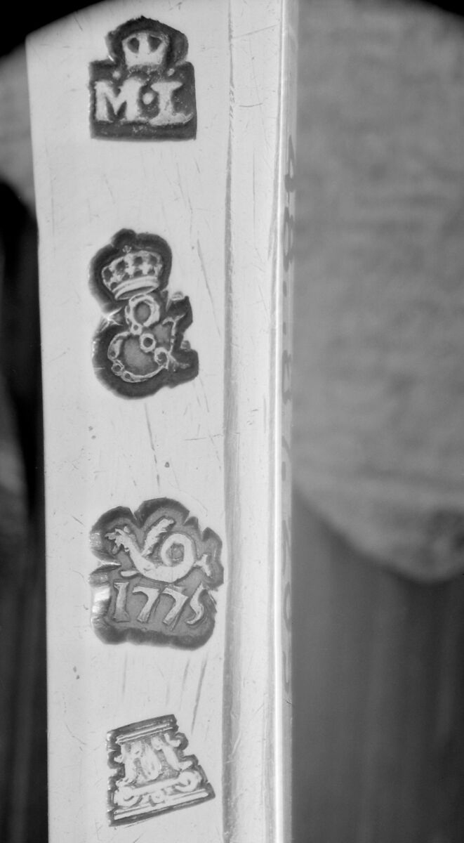 Serving fork, Melchior Latil (master 1748, died 1782), Silver, French, Draguignan (Aix Mint)