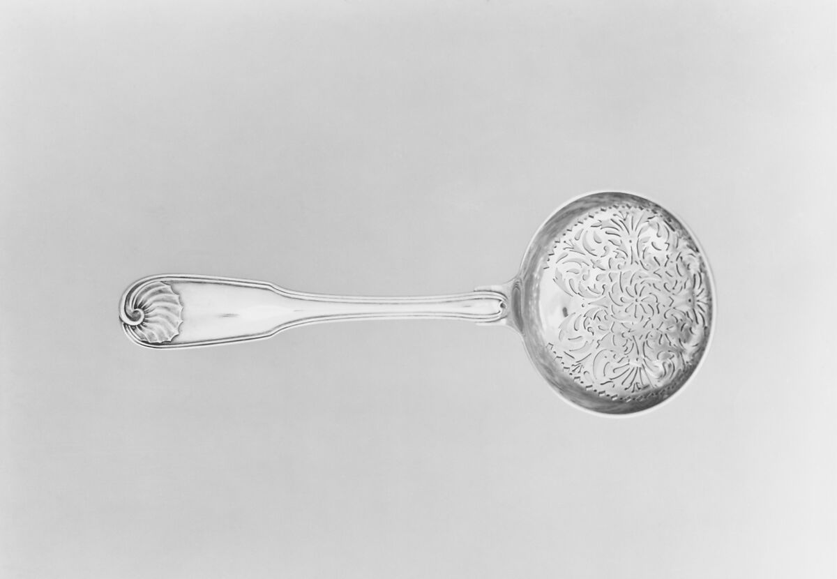 Sugar spoon, Jean Chaslon (1733–ca. 1792, master 1760), Silver, French, La Rochelle 