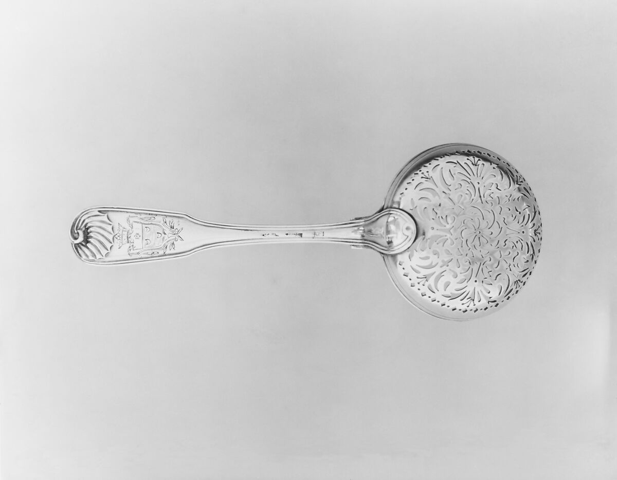Sugar spoon, Jean Chaslon (1733–ca. 1792, master 1760), Silver, French, La Rochelle