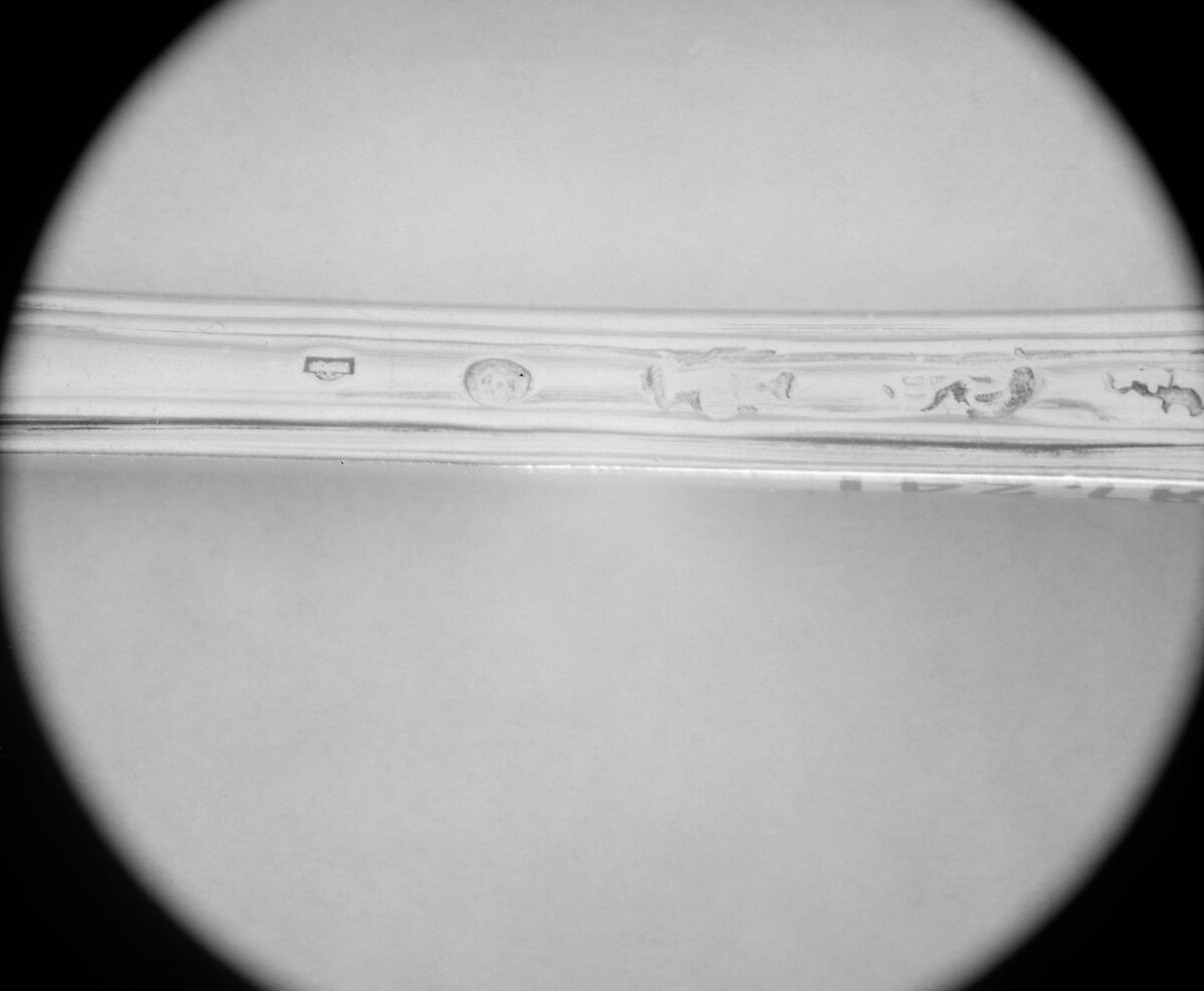 Fork with knife handle (one of six), Louis-Antoine Taillepied (born ca. 1734, master 1760, active 1806 (?)), Silver, French, Paris