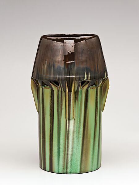 Vase, Fulper Pottery Company (1899–1935), Stoneware, American 