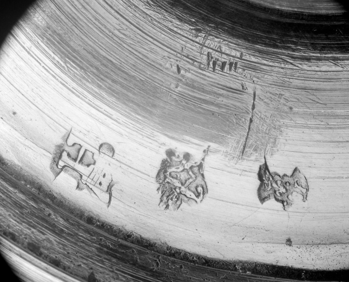 Pair of candlesticks, Charles Petit (master 1659, registered new mark 1680, recorded 1695), Silver, French, Paris